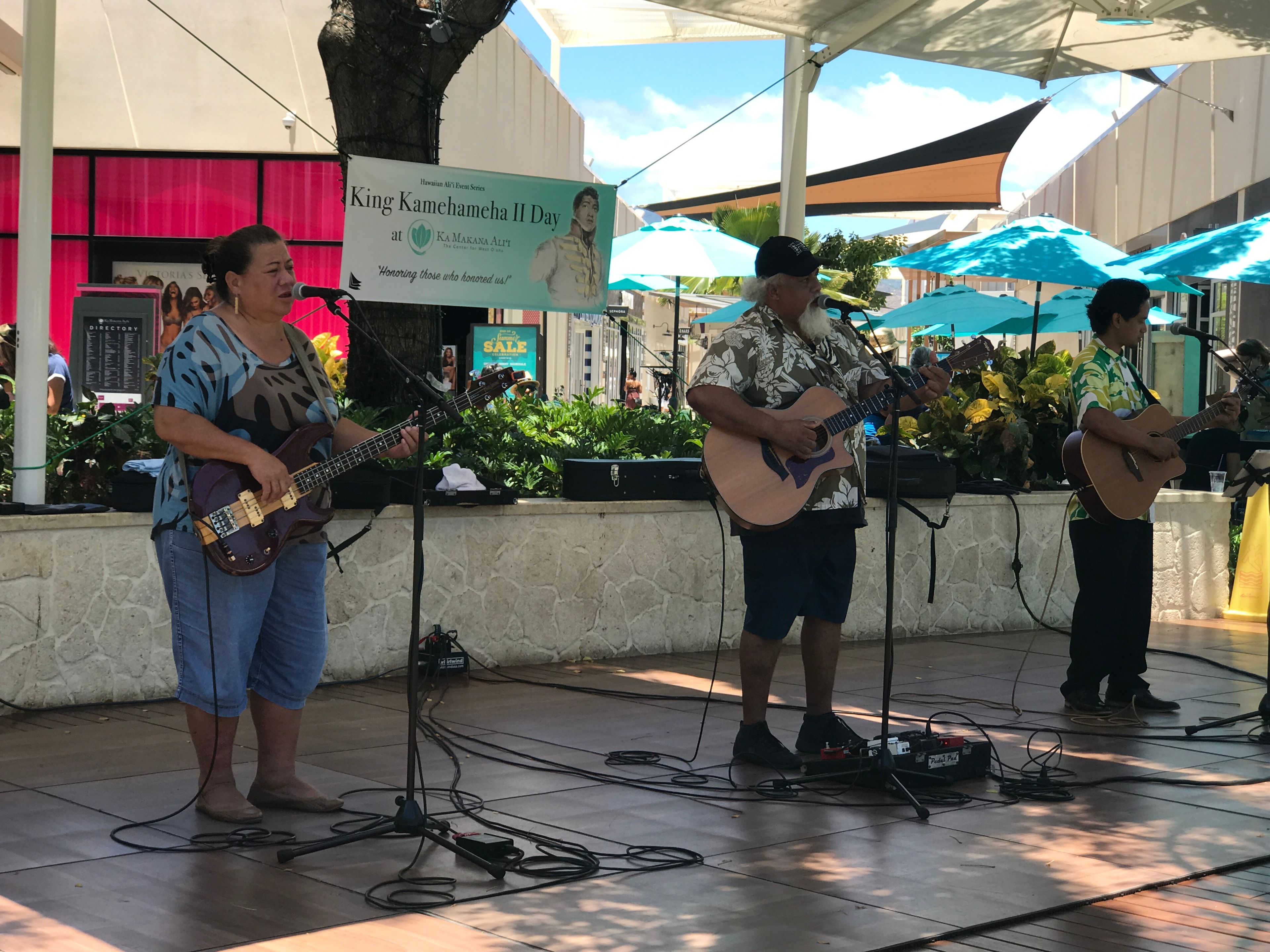 Live music performance at King Kamehameha II Day