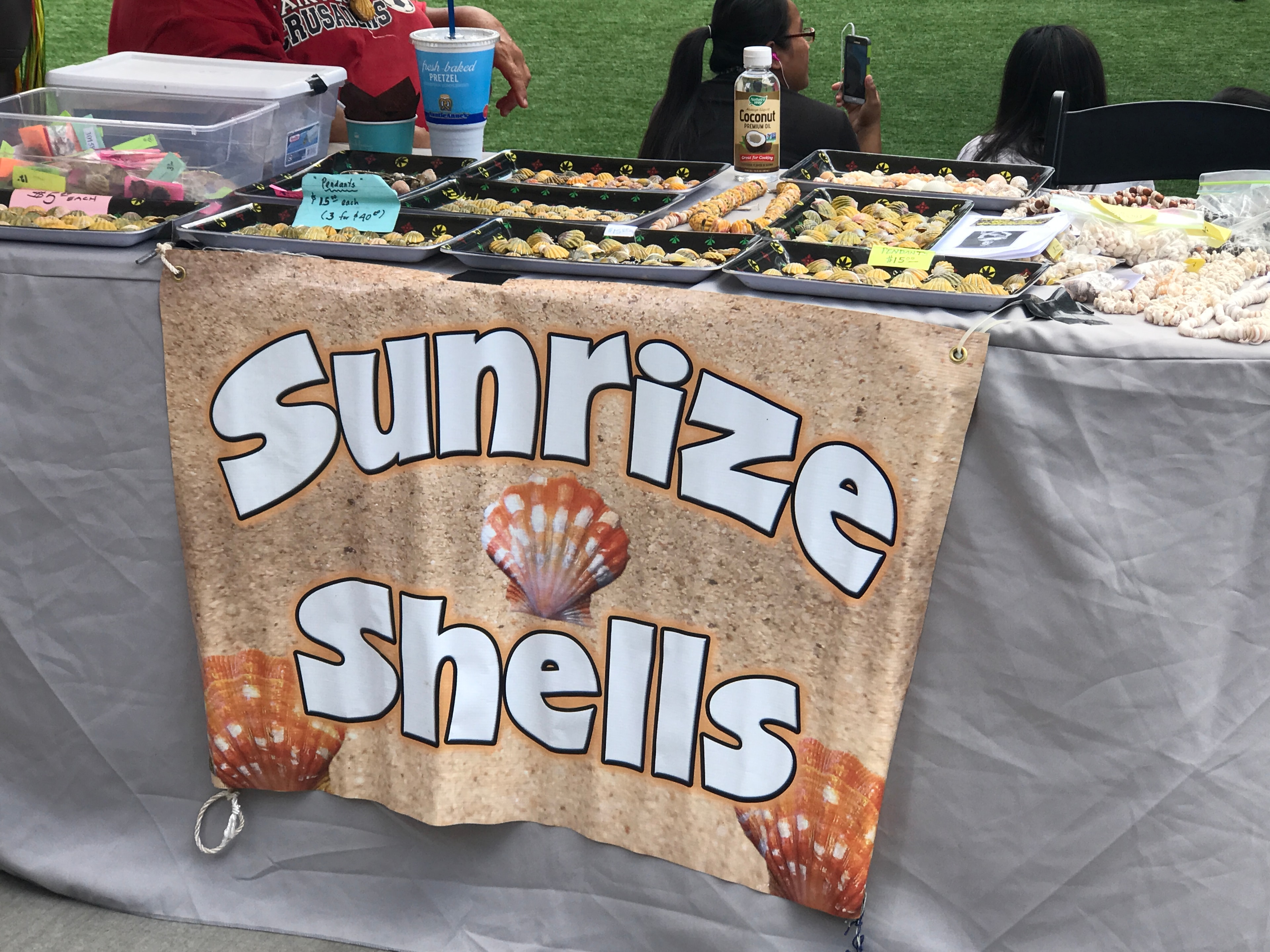 Surprise Shells food vendor booth